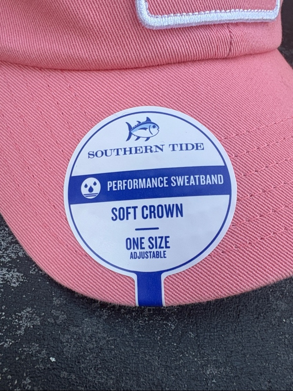Southern Tide Pink & White Fish Trucker Hat - Picture 5 of 9